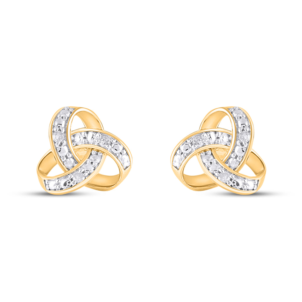 925 SS 0.02CT D- EARRINGS