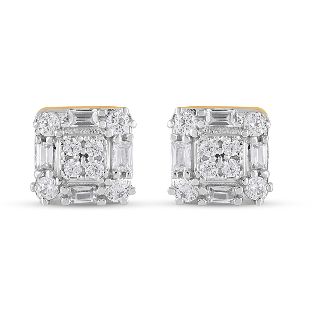 10KT 0.33CT D-EARRINGS