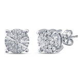 10KT 0.24-0.27CT D-EARRINGS