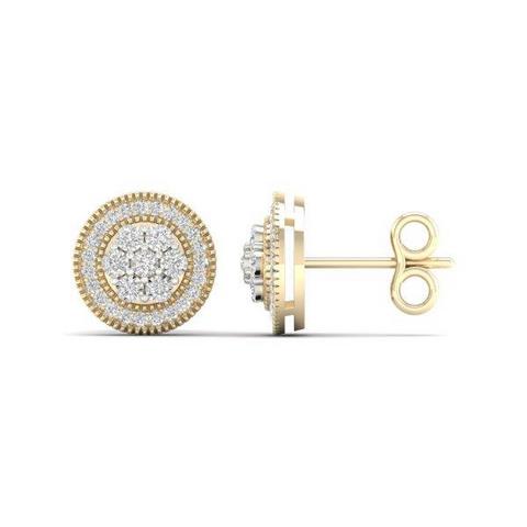 10K 0.16CT D-EARRINGS