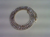 10KT 3.00-3.04CT D- FANUC NECKLACE "FOUR PRONGS"