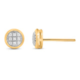 CLOSEOUT 10KT 0.05CT D-EARRINGS