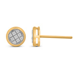 CLOSEOUT 10KT 0.05CT D-EARRINGS