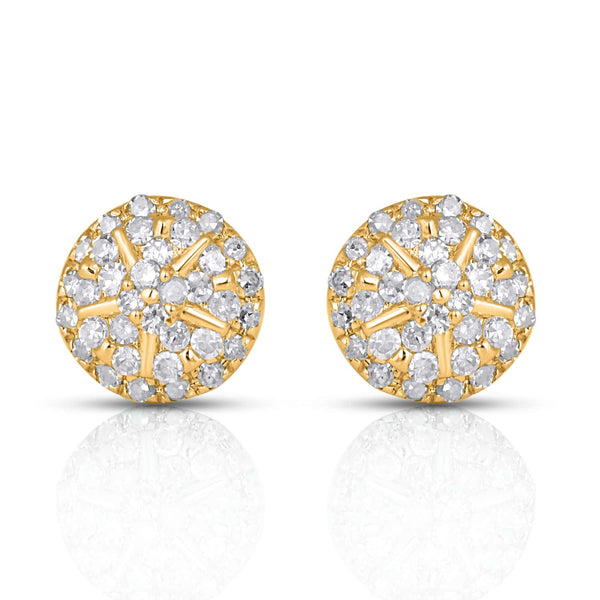 10KT 0.24CT D-EARRINGS