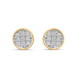 CLOSEOUT 10KT 0.05CT D-EARRINGS