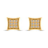 CLOSEOUT 10KT 0.05CT D- EARRINGS