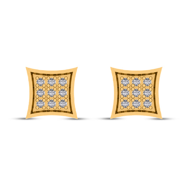 CLOSEOUT 10KT 0.05CT D- EARRINGS