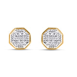 CLOSEOUT 10KT 0.05CT D- EARRINGS