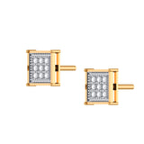 CLOSEOUT 10KT 0.05CT D-EARRINGS
