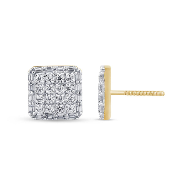 10K 0.72 CT D-EARRINGS
