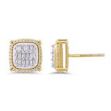 10K 0.34CT D-EARRINGS