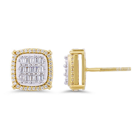 10K 0.34CT D-EARRINGS