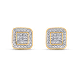 925 SS 0.02CT D- EARRINGS
