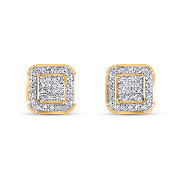 925 SS 0.02CT D- EARRINGS