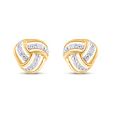 925 SS 0.02CT D- EARRINGS
