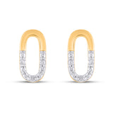 925 SS 0.02CT D- EARRINGS