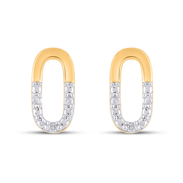 925 SS 0.02CT D- EARRINGS