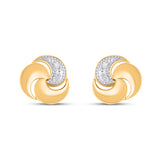 925 SS 0.02CT D- EARRINGS