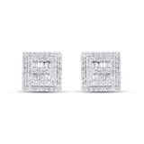 10KT 0.33CT D-EARRINGS