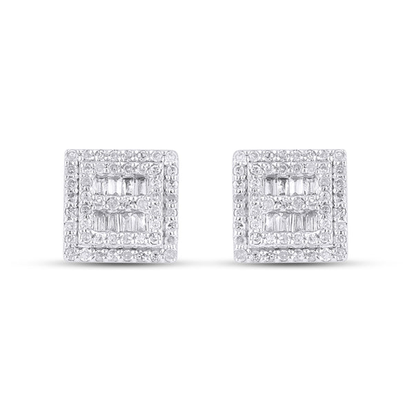 10KT 0.33CT D-EARRINGS