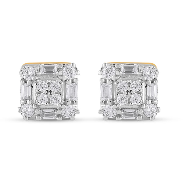10KT 0.33CT D-EARRINGS