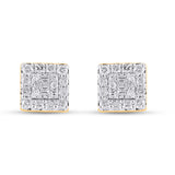 10KT 0.33CT D-EARRINGS