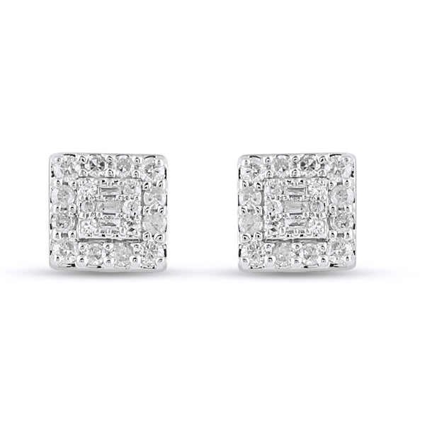 10KT 0.33CT D-EARRINGS