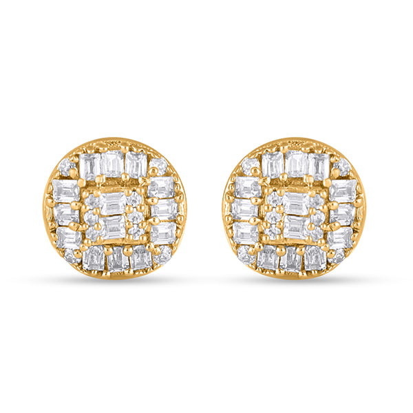 10KT 0.25CT D-EARRINGS