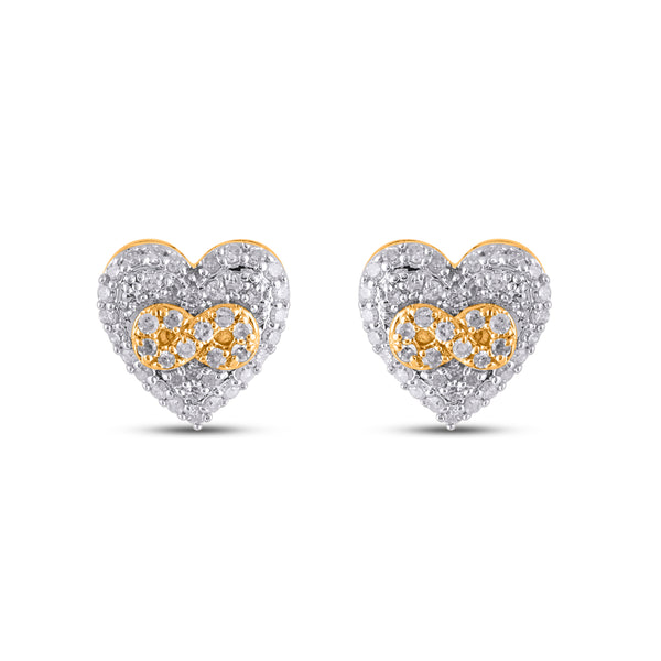 10KT 0.33CT D-EARRINGS