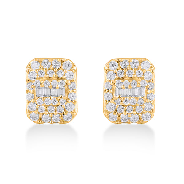 10KT 0.25CT D-EARRINGS