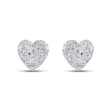 10KT 0.25CT D-EARRINGS