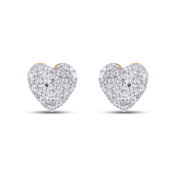 10KT 0.34CT D-EARRINGS
