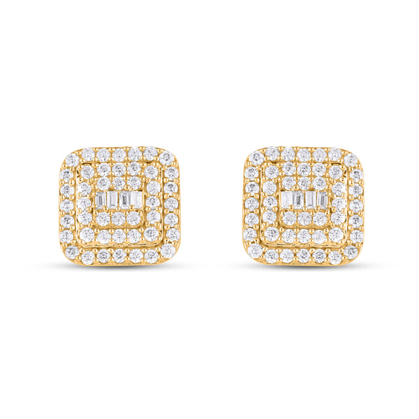 10KT 0.26CT D-EARRINGS