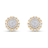 10KT 0.25CT D-EARRINGS
