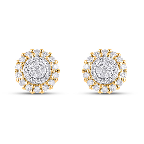 10KT 0.25CT D-EARRINGS