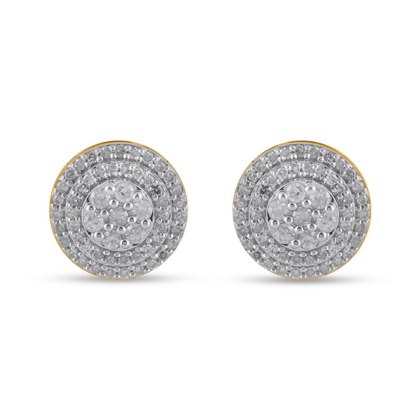 10KT 0.49CT D-EARRINGS
