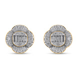 10KT 0.33CT D-EARRINGS