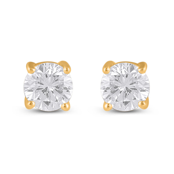 14KT 0.24-0.25CT LAB GROWN EARRINGS