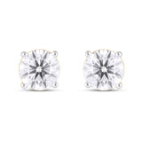 14KT 2.03-2.14CT LAB GROWN EARRINGS