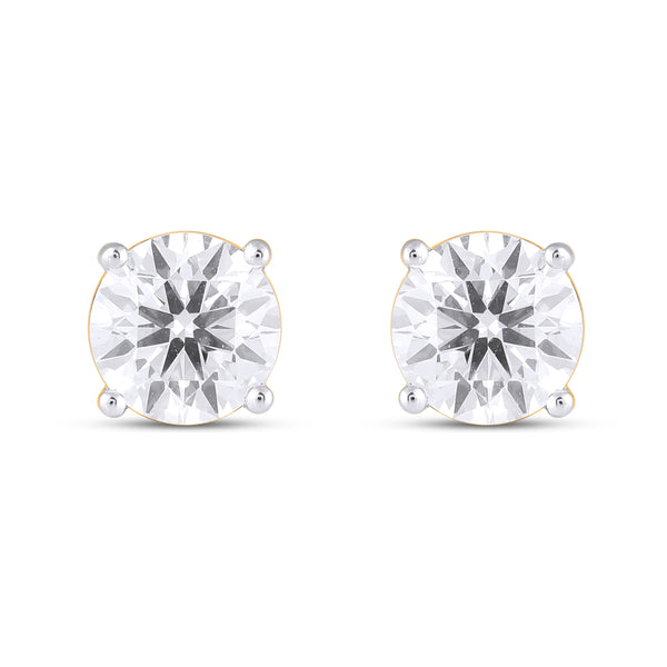 14KT 2.03-2.14CT LAB GROWN EARRINGS