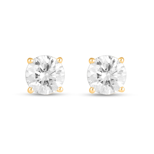 14KT 1.47-1.53CT LAB GROWN EARRINGS