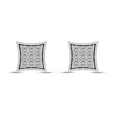 CLOSEOUT 10KT 0.05CT D- EARRINGS"KITE"