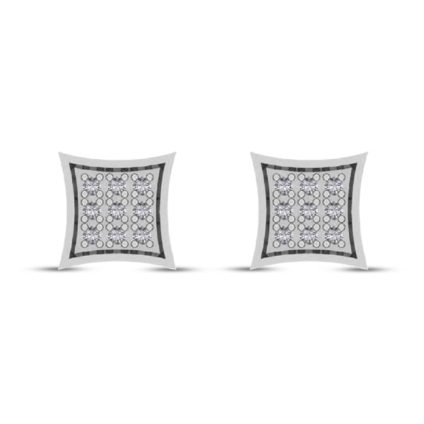 CLOSEOUT 10KT 0.05CT D- EARRINGS"KITE"