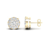 CLOSEOUT 14KT 0.50CT D-EARRINGS