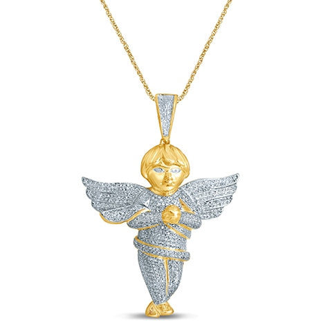Mens Angel Pendants