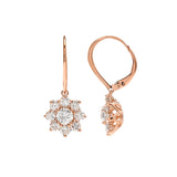 14KR 2.15CTW DIAMOND DANGLING EARRING