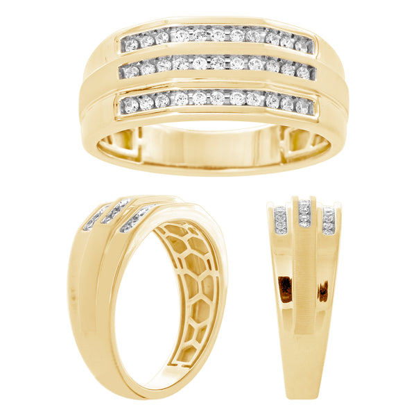 14KT 0.31-0.33CT D-MENS RING