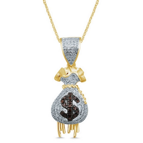 10K 0.39-0.43CT D-MONEY BAGS DRIP