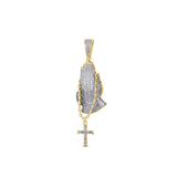 10K 0.32-0.36CT D-PRAYING HAND