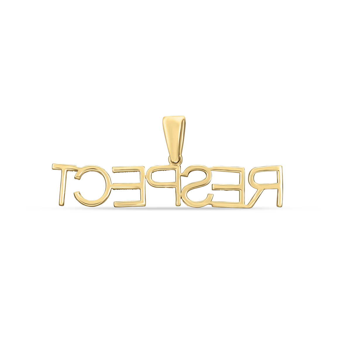 10K 0.38- 0.41CT D- "RESPECT" CHARM